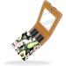 Buy Yin Yang Avocado Egg Rose Lipstick Case - Mini Leather Lip Gloss Organizer with Mirror | International Shipping Available - Buy Online on GoSupps.com