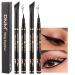 Kaely 2Pcs Black Liquid Wing Eyeliner Stamp Eye Pencil Makeup Sets Waterproof Color Eye Liners Stamps Shapes Eyeliner Stencils for Eyes delineador de ojos contra el agua maquillaje para mujer 1&1 2 Count (Pack of 1) Blac...