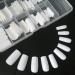 Lifextol 120pc Square Press on Nails Medium Long Ballerina Fake Nail Full Cover Artificia Acrylic False Nail Art Square Fingernails for Beginner Women and Girls Manicure(White)
