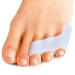 Sumiwish 10x Toe spreader silicone small toe separator & protector for overlapping toes relief small toes pressure and pain clear