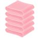 VANZACK 5pcs Finger Sleeve Protectors Silicone Finger Cots Golf Finger Cover Cap Finger Support for Golf Basketball Rugby Cracked Finger Pink