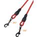 Taglory Double Dog Leash - Reflective Climbing Rope for 2 Dogs Adjustable Splinter Linen 75 cm Red - Perfect for International Shipping - Buy Online on GoSupps.com