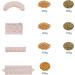 100% Cotton Cherry Stone Microwave Heat Cushion Scarf 45 x 13 cm - Blue Piquet Fabric - Buy Online on GoSupps.com