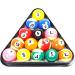 Globeagle Plastic 8 Ball Pool Billiard Table Rack Triangle - Standard Size - Buy Online on GoSupps.com