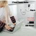 Naviocean 2Pcs Infrared Red Light Therapy Arm Belt - 660nm & 850nm Red Light Wrap with Timer & Brightness Settings for Muscle Pain Relief - Black - Buy Online on GoSupps.com