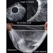 100 Pack Disposable Shower Caps - Waterproof Hair Processing Caps for Women, Men, Girls - Multi-Use Clear Transparent Caps by MrSunix - Buy Online on GoSupps.com