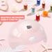 BETE 80W UV LED Nail Lamp for Nail Polish Curing | Infrared Sensor/LCD Display | Professional 36PCS LED Beads | Pink - Buy Online on GoSupps.com