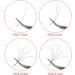 Lash Extension Tweezers Set - Curved & Straight Pointed Applicator Tool for Eyelash Extensions - Buy Online on GoSupps.com