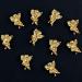 10pcs Baroque Angel Baby Nail Charms - 3D Embossed Cupid Charms for DIY Manicure - Gold Nail Accessories - Buy Online on GoSupps.com