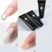 Poly Extension Gel Nail Kit - Clear White Pink Builder Gel with Slip Solution & Dual Forms | Home Manicure Starter Set - Buy Online on GoSupps.com