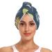 Skull Fruits Hair Towel 2 Pack Super Absorbent Hair Drying Towel Quick Dry Hair Turbans Head Towel with Button Twisty Wrap for Women Girls