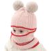 Crazy Bean Kids 3-in-1 Winter Hat and Scarf Set | Windproof Toddler Beanie | One Size Beige - Buy Online on GoSupps.com