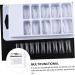 Housoutil 1 Set Nail Extension Manicure Gel Nail Molds Diy Nail Tips Quick Building Nail Tool Nail Builder False Nail Molds Nail Art Tools Nail Set French Plastic White - Buy Online on GoSupps.com