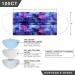 100 Pcs Stylish Pattern Printed Disposable Face Masks - Breathable 3ply Safety Mask with Comfortable Tie Dye Design - Adult Protective Face Cover with Bendable Nose Clip - Buy Online on GoSupps.com