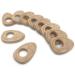 Wendysun 2pcs Hedgehog Shape Natural Wood Teether Set for Baby Teething - DIY Pendant Toy - Buy Online on GoSupps.com