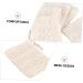 FRCOLOR 9 Pcs Soap Foaming Bag - Exfoliating Soap Saver & Scrubber Net Pouch - Light Yellow Ramie Mesh Bath Sponges for Toiletries | Buy Now - Buy Online on GoSupps.com