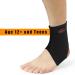 Luwint Kids Youth Neoprene Ankle Brace - Foot Tendonitis Sleeve Support for Sprains & Arthritis - Open Heel Sock Wrap for Sports - Buy Online on GoSupps.com
