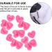 EXCEART 100pcs Rubber Pin Backs Love Heart Butterfly Clutch Backings - Badge Lapel Pin DIY Accessory Replacement - Buy Online on GoSupps.com