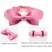 Buy Lionet Paw's Comfortable Silk Pink Dog Collar with Removable Fly for Small Dogs - Fits Neck 25-40cm - International Shipping - Buy Online on GoSupps.com