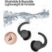 2 Pairs Soft Silicone Ear Plugs for Sleeping | Noise Cancelling Sound Blocking for Snoring Concerts Shooting Airplanes - International Shipping - Buy Online on GoSupps.com