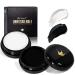 NewBang 2 Pack Face Makeup Concealer Palette Creamy Foundation Makeup Kit Lasting Moisturizing Brightening Pigment full coverage concealer cream Hides Wrinkles&Lines Sensitive Skin Safe(White&Black) 2 colors concealer cream