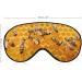 Honey Bees Hive Sleep Mask - Adjustable Blindfold for Sleeping & Travel - Men's and Women's Eye Cover for Nighttime Relaxation - Buy Online on GoSupps.com