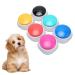 Gugxiom 6 pieces Dog Talk. Acceptable training number 30 seconds buzzer dog for dog training dogs intelligence toys gifts for dogs -6 colors in the set yellow