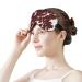 Cowhorse Print Sleep Mask for Women | Adjustable Brown Spots Eye Shades with Elastic Strap - Perfect for Travel & Rest - Buy Online on GoSupps.com