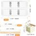 Bubble Candle Making Mold - 6 Cavity Silicone Mold for Unique 3D Candles | Wax Melt DIY Handicrafts Tool - 28cm - Buy Online on GoSupps.com