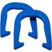 St. Pierre American Professional Series Horseshoes Complete Set with 4 Horseshoes, Stakes, Rulebook, and Tote - Blue/Gray - Buy Online on GoSupps.com