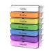 Daily Pill Organizer- 7 Day Weekly Compact Prescription and Vitamin Organizers- 4 Times a Day Breakfast Lunch Dinner and Bedtime 7 Day Medicine Holder