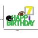 Football 7 Cake Toppers 7th Birthday Decoration with Rugby Ball for Football 7th Themed Birthday Party - Buy Online on GoSupps.com