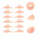 Healifty Big Toe Corrector and Bunion Spacer - 5 Sets of 12pcs Practical Alignment Pads for Hammer Toe and Crooked Toes - White Color Separator Pads for Cushion and Alignment, 6.1x2.2x2cm - Buy Online on GoSupps.com