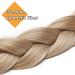 Silk-Co Women's 3-Strand Blonde Braided Hair Band - Vintage Elastic Headband for Weddings | Hair Tie & Extensions 1.5cm Wide - Buy Online on GoSupps.com
