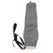 Hot water bag with waist cover rubber hot water bottle on the waist tightly sealed for menstrual cramps (dark grey)