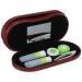 Gatuida 1 Set Portable Contact Tui Double glasses case travel accessories contacts accessories portable contact lens container multi -purpose bracket Applicator men and women fine fleece