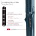 CkeyiN Hair Crimper Professional Crimping Iron with 4 Interchangeable Plates - Fluffy Hairstyle Corn Perm Waves Straightener | Adjustable Temperatures | Heat Resistant Glove - Green - Buy Online on GoSupps.com