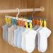 OZLMBERN Multi Functional Sock Rack for Clothes Thickened Plastic for Household Folding Square and Multi Clip Clothes Rack - Buy Online on GoSupps.com