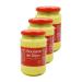 Lot 3x Strong Dijon Mustard - 370g Jar