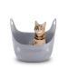Litter Genie Cat Litter Box | Made with Flexible Soft Plastic | Features High-Walls and Handles for Privacy and Portability | Compatible with The Litter Genie and LitterLocker Litter Box Hood.