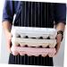 Yardenfun Box Outdoor Egg Carton Eggs Flat Bracket Egg Supply Convenient Egg Case Egg Rack Superimposed - Buy Online on GoSupps.com