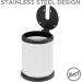 Bath Bliss Bowl Holder with Self Closing Lid - Space Saver, Deep Cleaning, Finger Print Proof Finish - Hygienic Toilet Brushes - White (1 Pack) - Buy Online on GoSupps.com