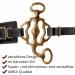 Buy AMKA Hackamore Baroque - 3 Rings Brown Leather Noseband | International Shipping Available - Buy Online on GoSupps.com