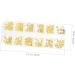 FRCOLOR Nail Decals 20 Boxes Metal Nail Decoration Nail Art Decorations Metal Nail Charms Gold Decor Rhinestones Nail Art Jewelry Charms 3D Nail Charms Unique Nail Decor Nail Art Supplies - Buy Online on GoSupps.com