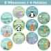 Zoo Animals Baby Monthly Stickers - Jungle Milestone Set for Boy/Girl | Unisex Safari Newborn Monthly Milestones (Set of 24) - Buy Online on GoSupps.com
