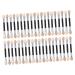 DRESSOOS 40pcs Latex Eye Shadow Stick Dual Ended Makeup Brush Eye Shadow Short Sponge Plastic