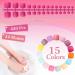 420 Matte Toenail False Toe Nail Tips - 15 Sets Fresh Color Full Cover Fake Nails - Buy Online on GoSupps.com