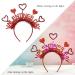 Vatocu Light Up Heart Headband Led Valentine's Day Headpiece Luminous Sequins Heart Hair Accessories for Holiday Wedding Party Gift - Buy Online on GoSupps.com