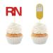 Halodete RN Cupcake Toppers Nursing Cupcake Toppers Congrats Nurse Medical RN Theme Party Decorations Supplies - Glitter Set of 16