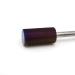 Fasaki 3/32 Small Barrel Nail Drill Bits -Carbide Drill Bit Size F With Chamfered On Top-Easy And Safety To Use For Hard Gel Acrylic Powder For Beginners Long-Lasting -Purple